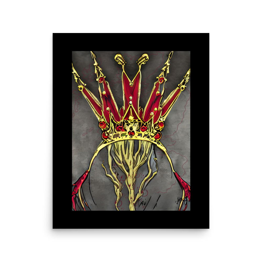 Golden Crown of Prophecy Poster - Macbeth