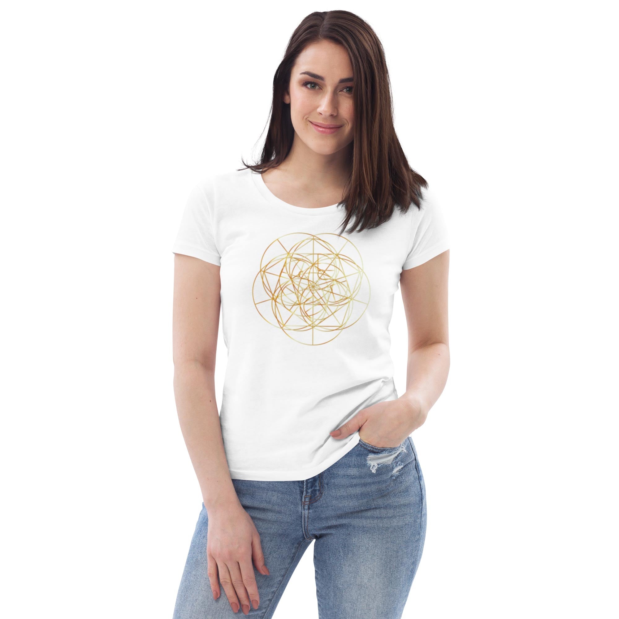 FIBONACCI - Women's Fitted Cotton T-Shirt